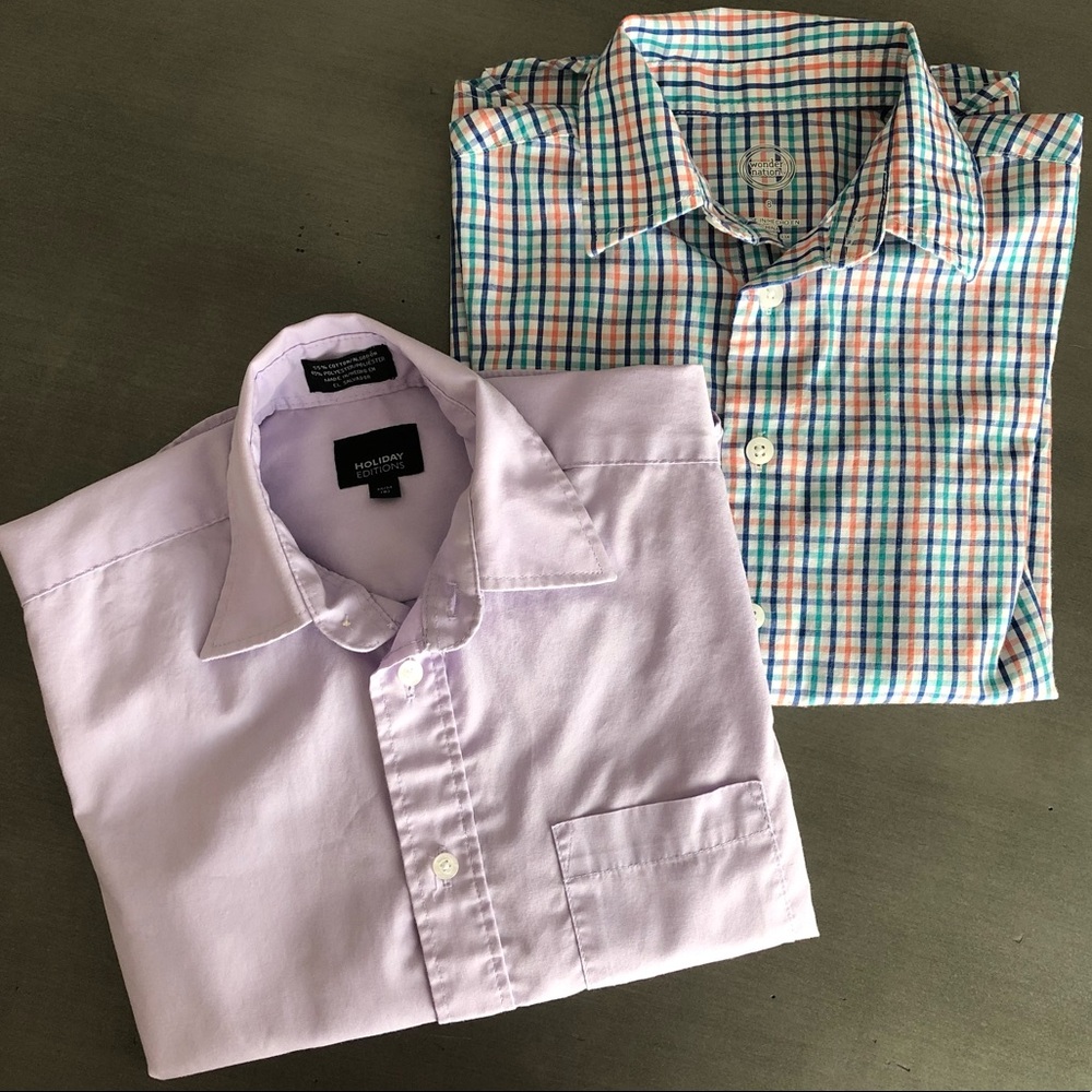 🤩 Boys’ Long Sleeve Button Downs